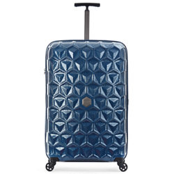 Antler Atom 4-Wheel 74cm Suitcase Blue